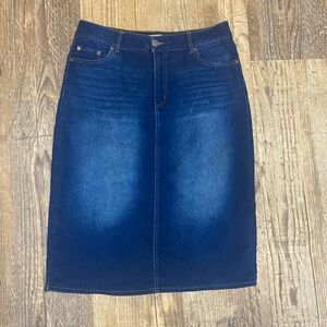 EUC Denim Midi Skirt